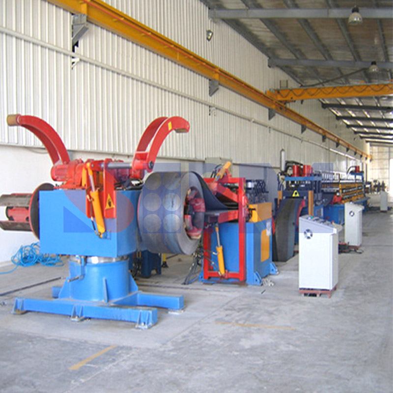 two wave highway guardrail machine