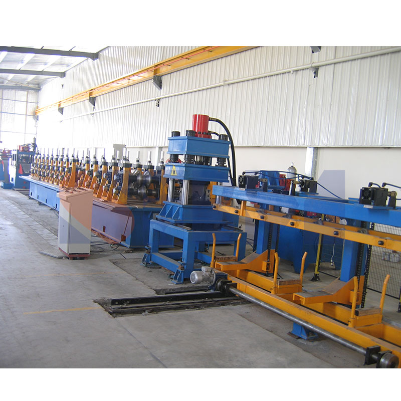 two wave highway guardrail machine