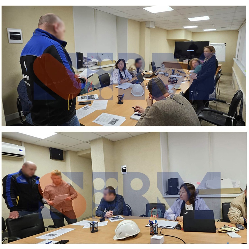 Visiting Russian Customers In Progress