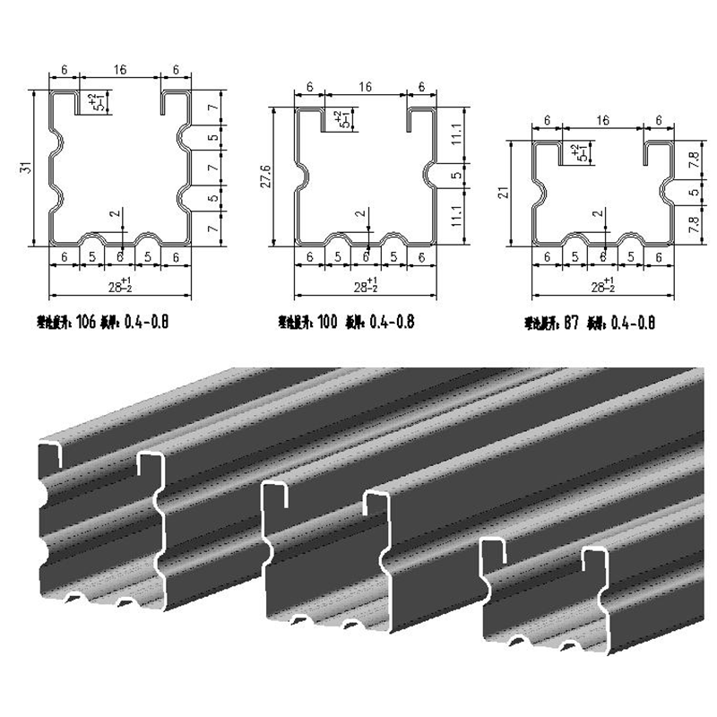 light gauge steel Profiles light steel framing Light Gauge Track Forming