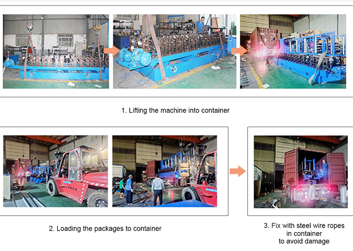 roll forming machine for package